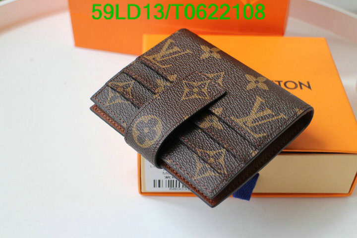 LV Bags-(Mirror)-Wallet-,Code: T0622108,$: 59USD