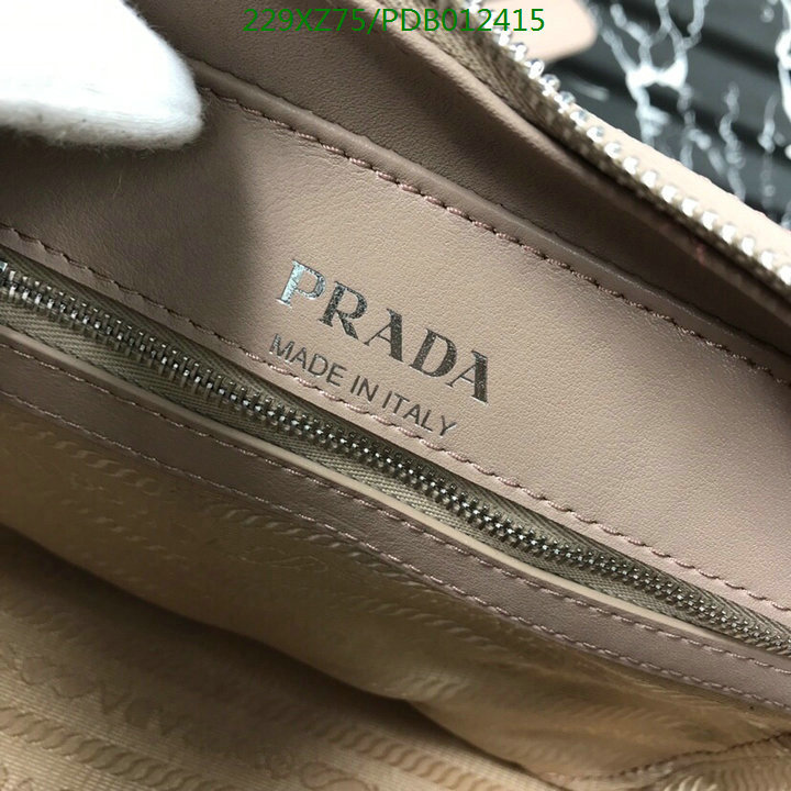 Prada Bag-(Mirror)-Diagonal-,Code: PDB012415,$:229USD