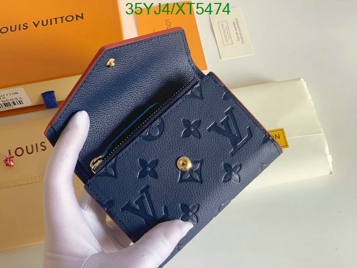 LV Bags-(4A)-Wallet-,Code: XT5474,$: 35USD