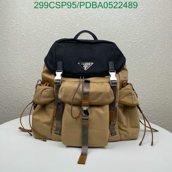 Prada Bag-(Mirror)-Backpack-,Code: PDBA0522489,$: 299USD