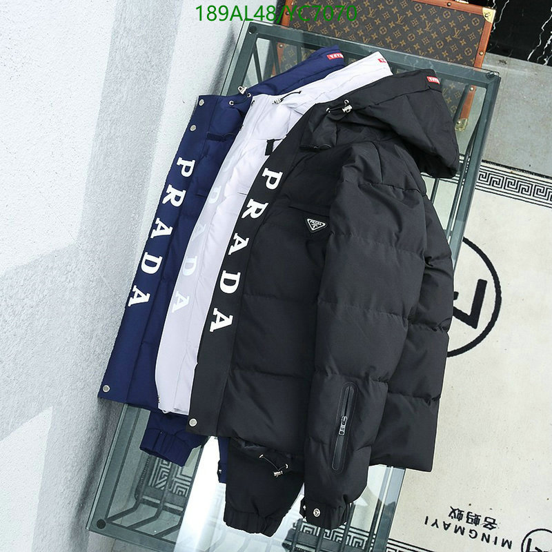 Down jacket Men-Prada, Code: YC7070,$: 189USD