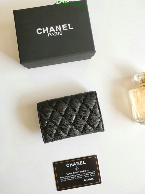 Chanel Bags ( 4A )-Wallet-,Code: ZT1602,$: 45USD