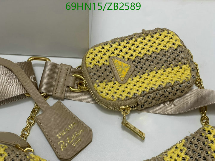 Prada Bag-(4A)-Re-Edition 2005,Code: ZB2589,$: 69USD