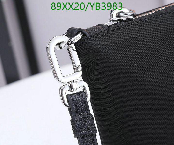 Prada Bag-(Mirror)-Clutch-,Code: YB3983,$: 89USD