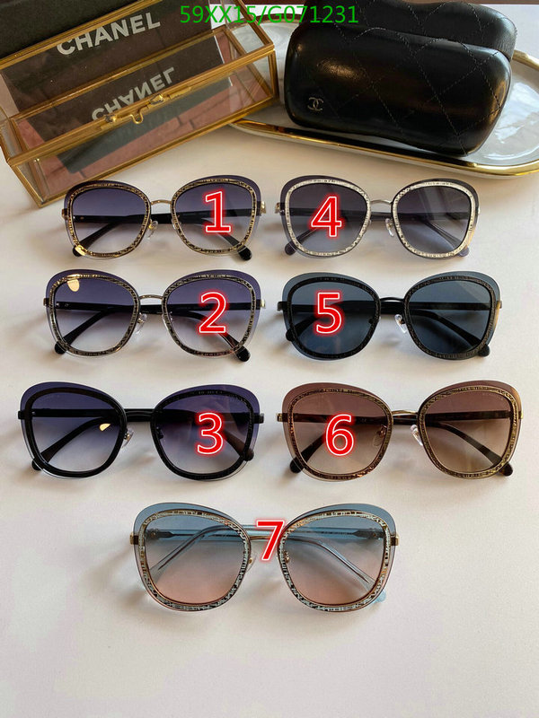 Glasses-Chanel,Code: G071231,$: 59USD