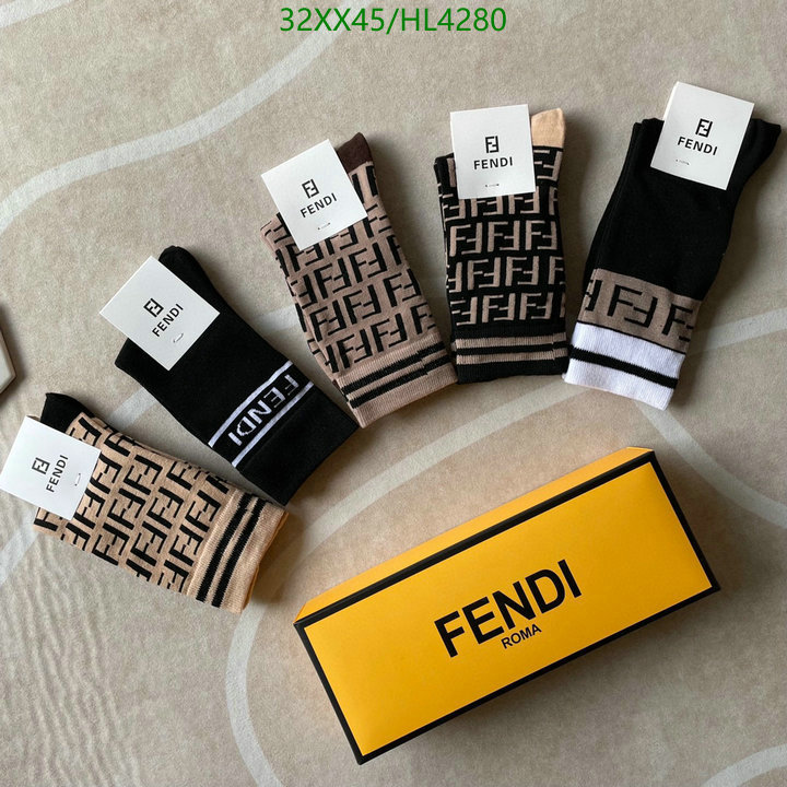 Sock-Fendi, Code: HL4280,$: 32USD