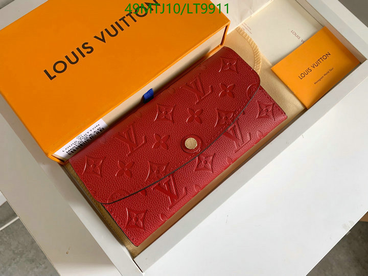 LV Bags-(4A)-Wallet-,Code: LT9911,$: 49USD