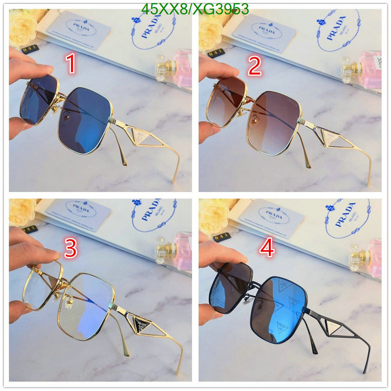 Glasses-Prada, Code: XG3953,$: 45USD