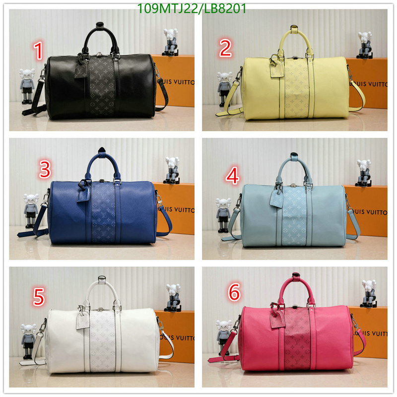 LV Bags-(4A)-Keepall BandouliRe 45-50-,Code: LB8201,$: 109USD