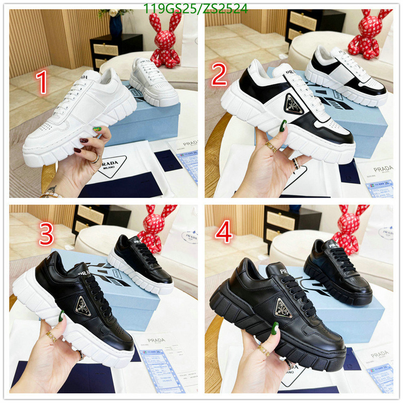 Men shoes-Prada, Code: ZS2524,$: 119USD