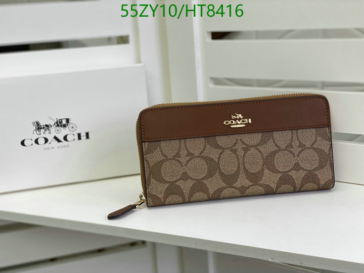 Coach Bag-(4A)-Wallet-,Code: HT8416,$: 55USD