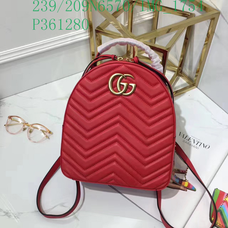 Gucci Bag-(Mirror)-Backpack-,Code: GGB112753,$: 239USD