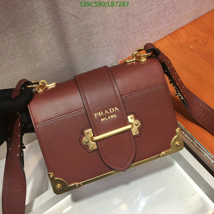 Prada Bag-(Mirror)-Diagonal-,Code: LB7287,$: 339USD