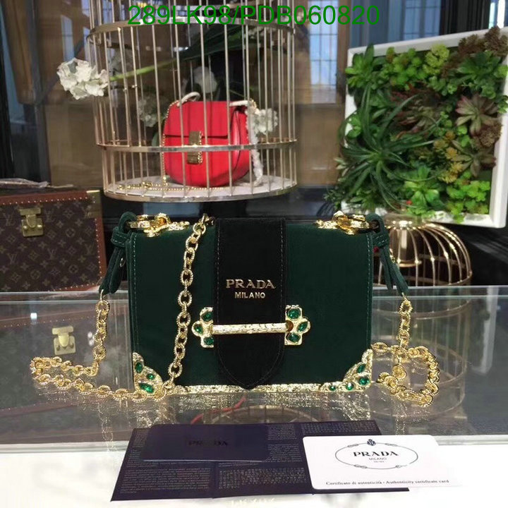 Prada Bag-(Mirror)-Diagonal-,Code: PDB060820,$: 289USD