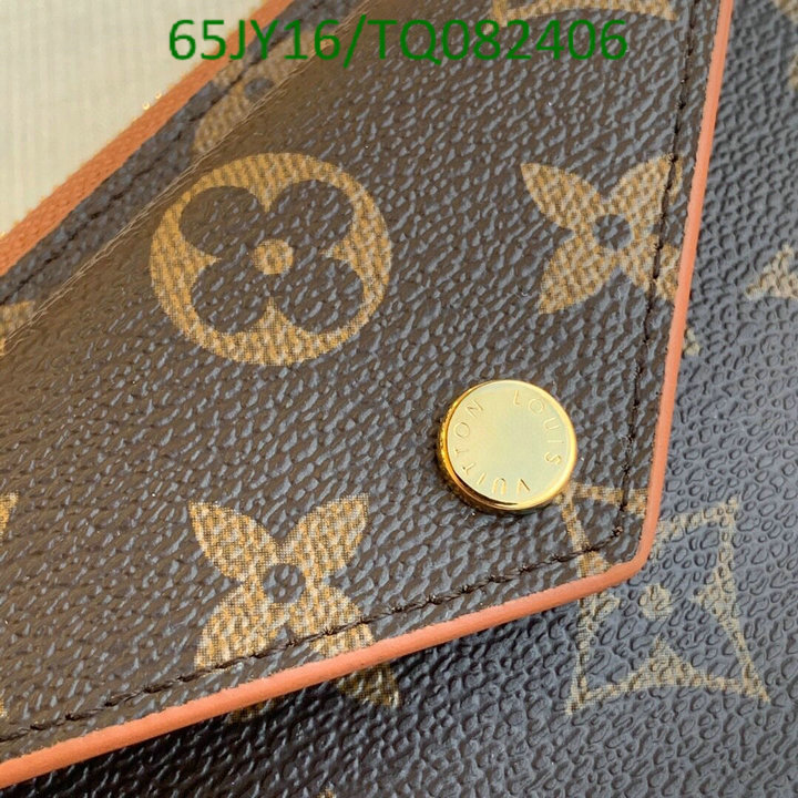 LV Bags-(Mirror)-Wallet-,Code: TQ082406,$: 65USD