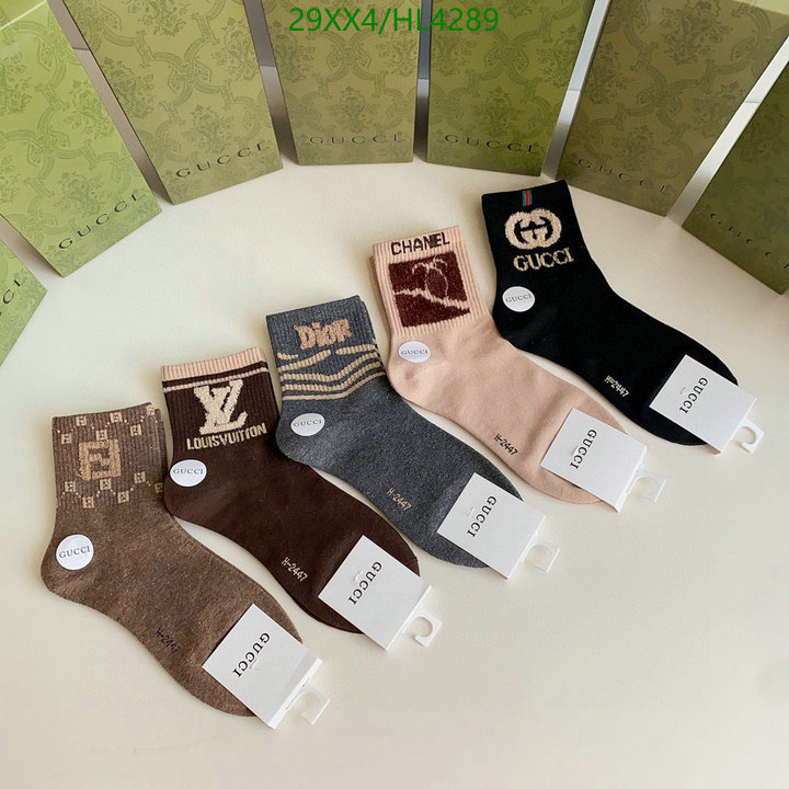 Sock-Gucci, Code: HL4289,$: 29USD