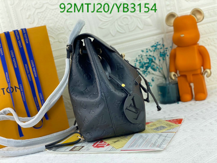 LV Bags-(4A)-Backpack-,Code: YB3154,$: 92USD