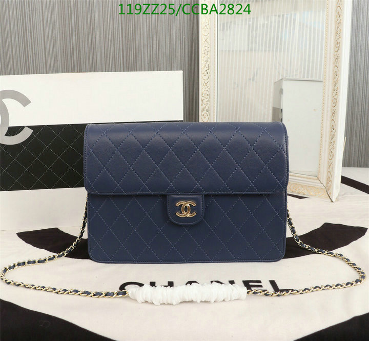 Chanel Bags ( 4A )-Diagonal-,Code: CCBA2824,$: 119USD