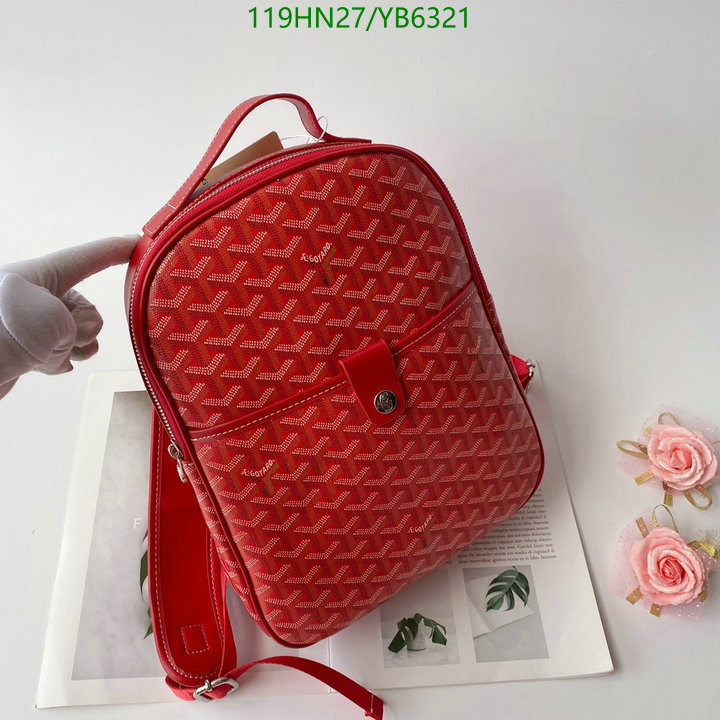 Goyard Bag-(4A)-Backpack-,Code: YB6321,$: 119USD