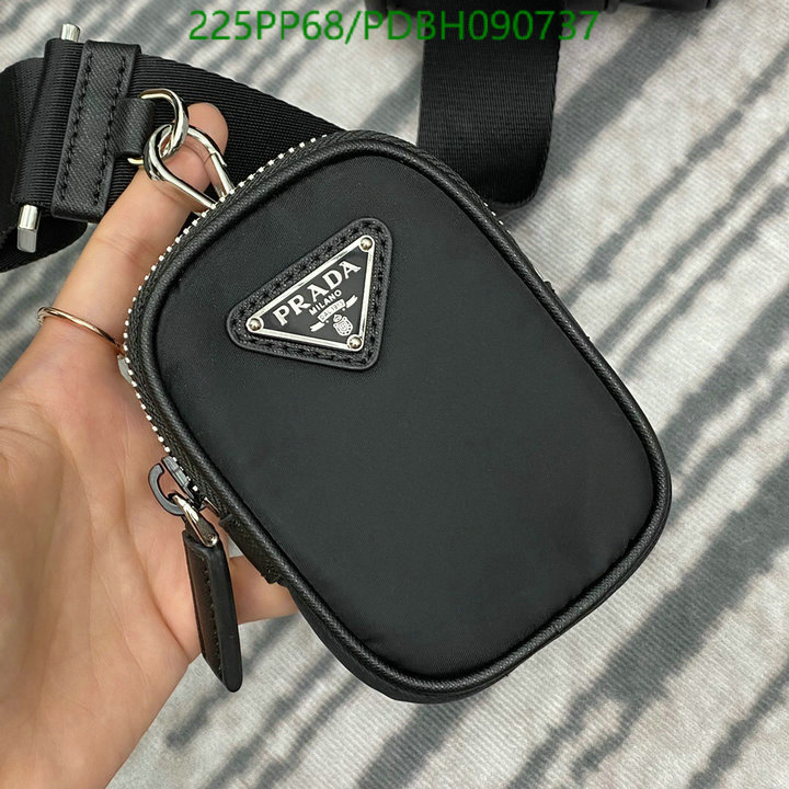 Prada Bag-(Mirror)-Diagonal-,Code:PDBH090737,$:225USD