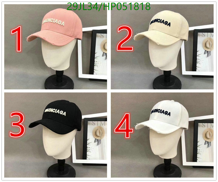 Cap -(Hat)-Balenciaga, Code: HP051818,$: 29USD