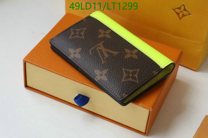 LV Bags-(Mirror)-Wallet-,Code: LT1299,$: 49USD