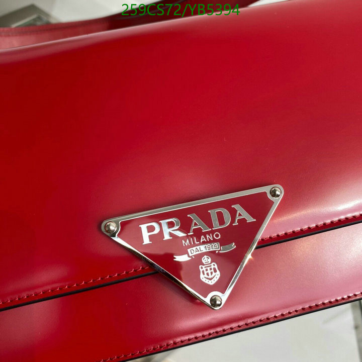 Prada Bag-(Mirror)-Diagonal-,Code: YB5394,$: 259USD