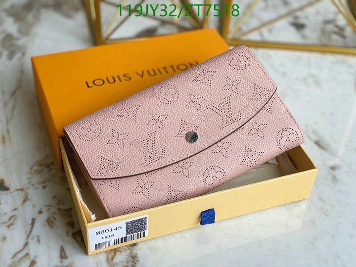 LV Bags-(Mirror)-Wallet-,Code: ZT7518,$: 119USD