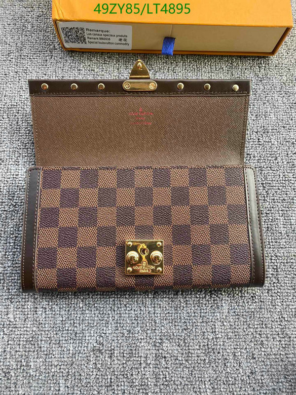 LV Bags-(4A)-Wallet-,Code: LT4895,$: 49USD