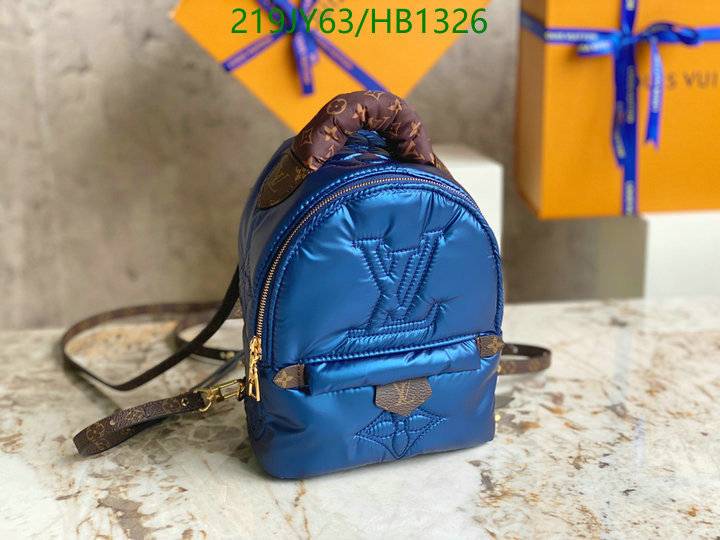 LV Bags-(Mirror)-Backpack-,Code: HB1326,$: 219USD