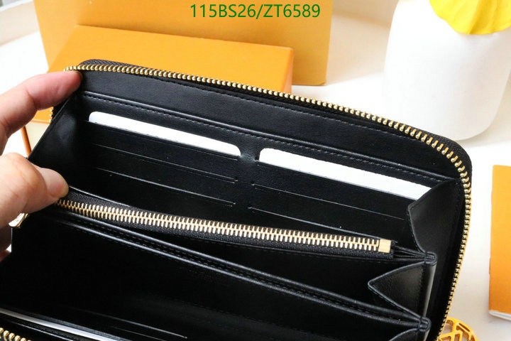 LV Bags-(Mirror)-Wallet-,Code: ZT6589,$: 115USD