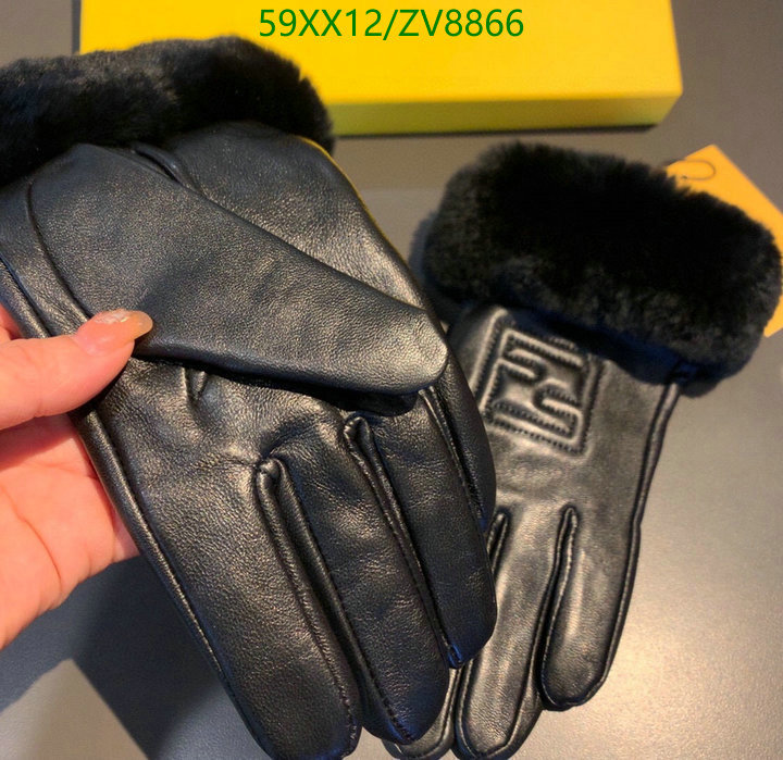 Gloves-Fendi, Code: ZV8866,$: 59USD