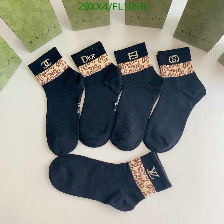 Sock-Gucci, Code: FL1058,$: 29USD