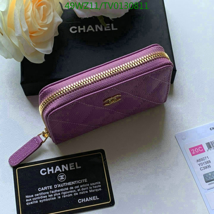 Chanel Bags ( 4A )-Wallet-,Code: TV0130811,$: 49USD