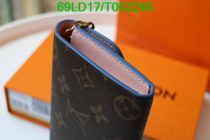 LV Bags-(Mirror)-Wallet-,Code: T062246,$: 69USD