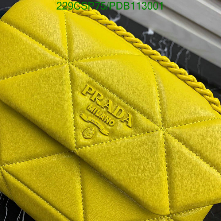 Prada Bag-(Mirror)-Diagonal-,Code: PDB113001,$: 229USD