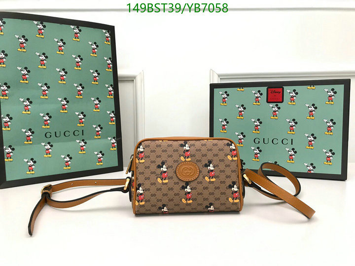 Gucci Bag-(Mirror)-Diagonal-,Code: YB7058,$: 149USD