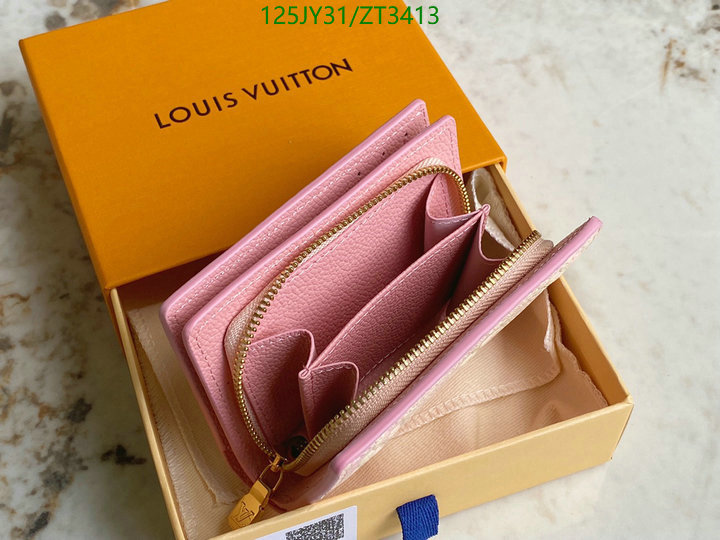 LV Bags-(Mirror)-Wallet-,Code: ZT3413,$: 125USD