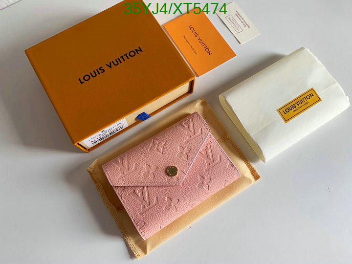 LV Bags-(4A)-Wallet-,Code: XT5474,$: 35USD