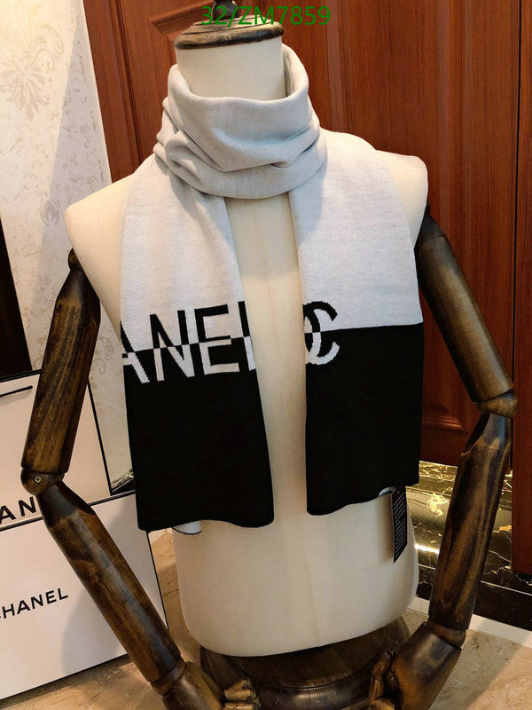 Scarf-Chanel, Code: ZM7859,$: 32USD