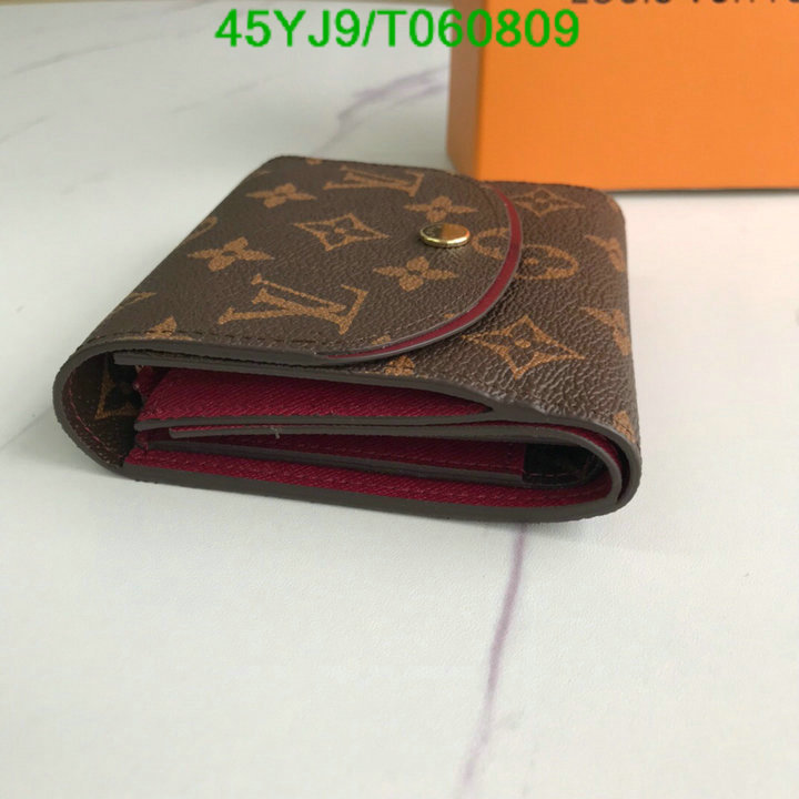 LV Bags-(4A)-Wallet-,Code: T060809,$: 45USD