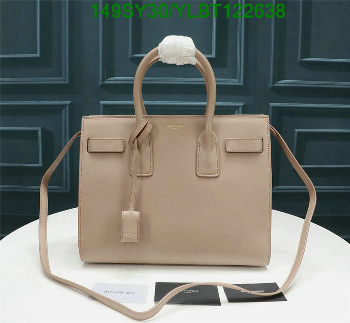 YSL Bag-(4A)-Handbag-,Code: YLBT122638,