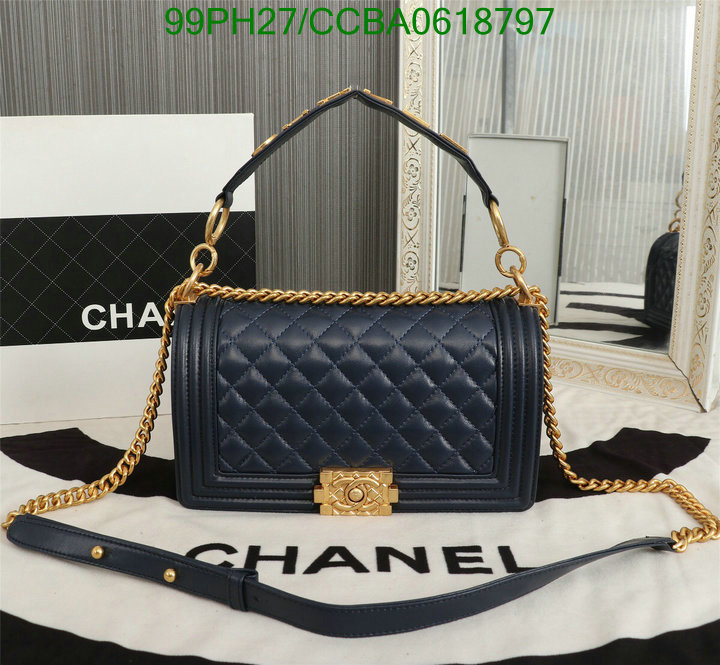 Chanel Bags ( 4A )-Le Boy,Code: CCBA0618797,$: 99USD