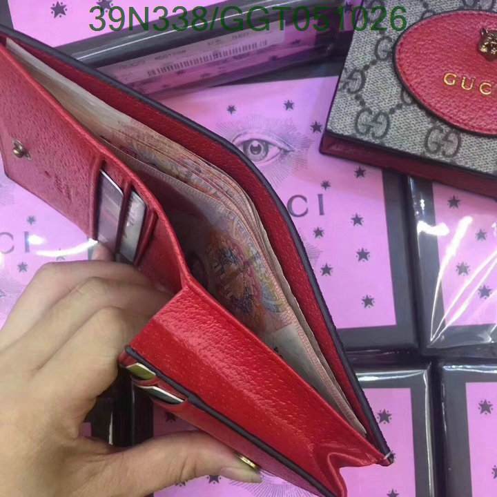 Gucci Bag-(4A)-Wallet-,Code:GGT051026,$: 39USD