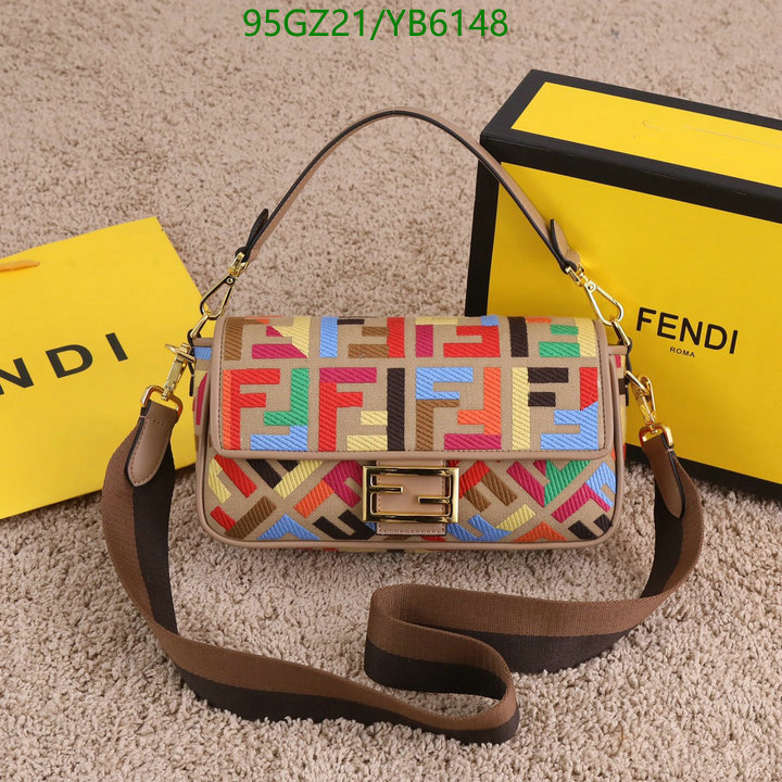 Fendi Bag-(4A)-Baguette-,Code: YB6148,$: 95USD