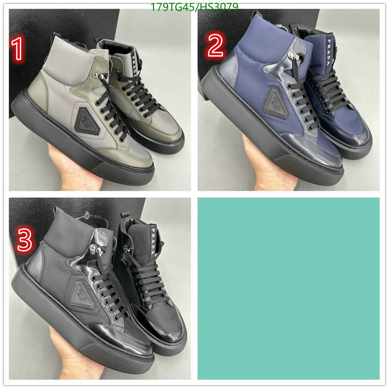 Men shoes-Prada, Code: HS3079,$: 179USD