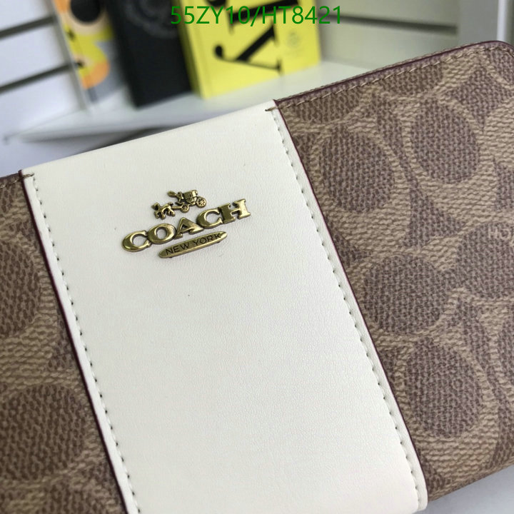 Coach Bag-(4A)-Wallet-,Code: HT8421,$: 55USD