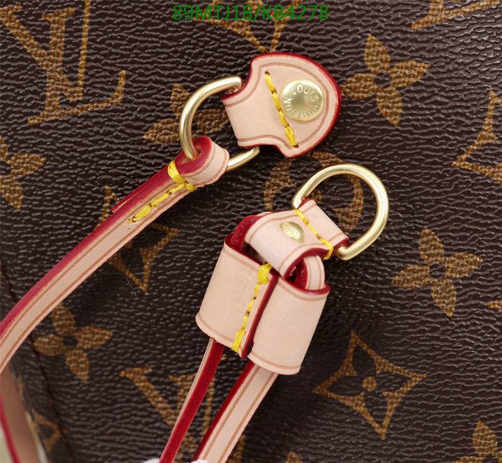 LV Bags-(4A)-Neverfull-,Code: KB4278,$: 89USD