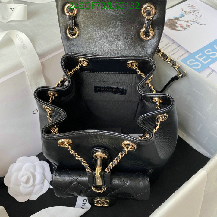 Chanel Bags -(Mirror)-Backpack-,Code: LB3132,$: 249USD