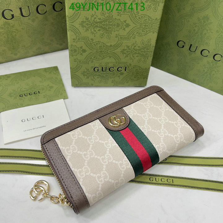 Gucci Bag-(4A)-Wallet-,Code: ZT413,$: 49USD